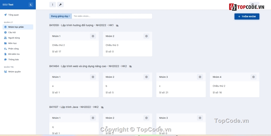 Quản lý sinh viên,trắc nghiệm php,thi php
